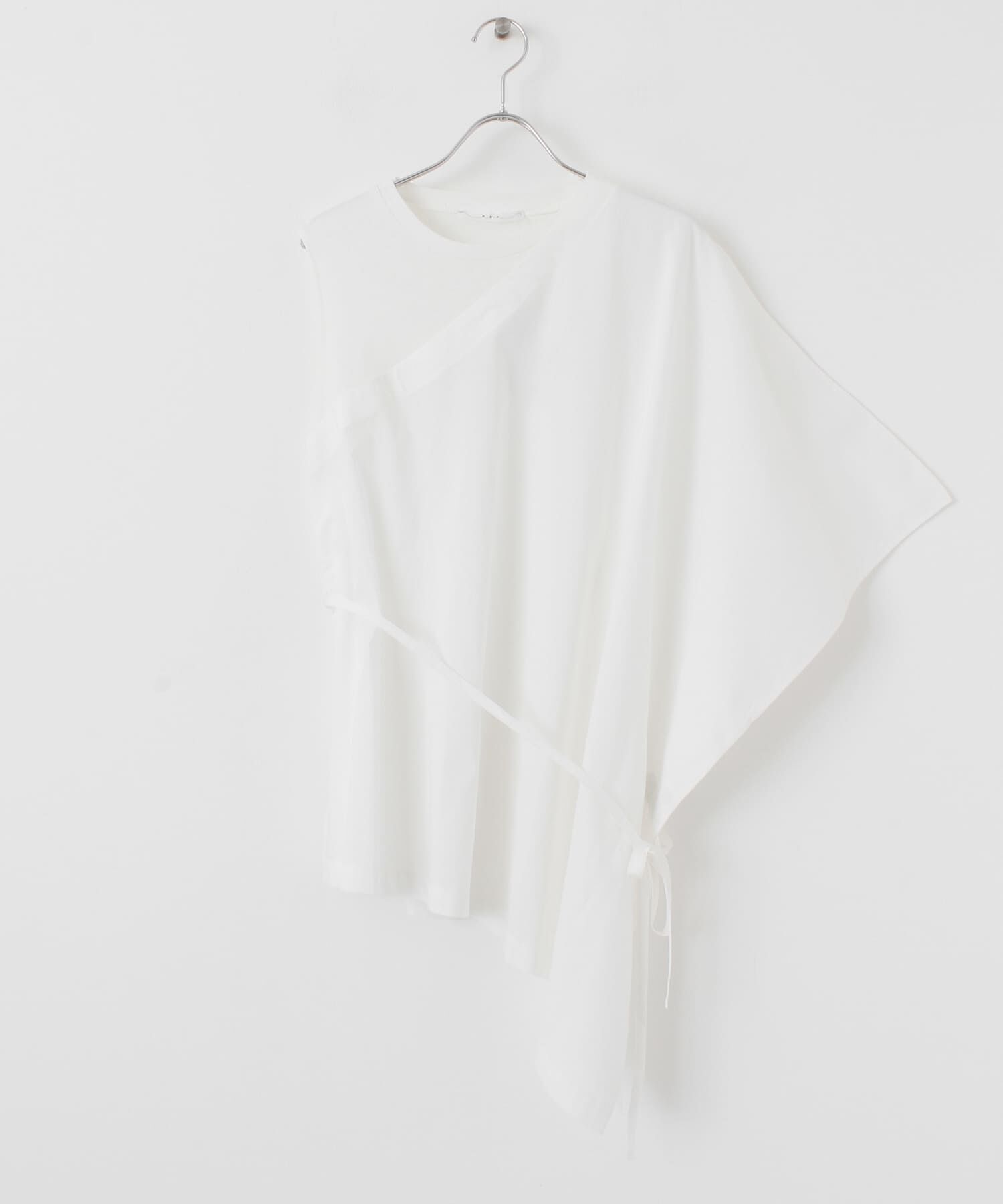  「マントドッキングアシメブラウス」|シャツ・ブラウス|