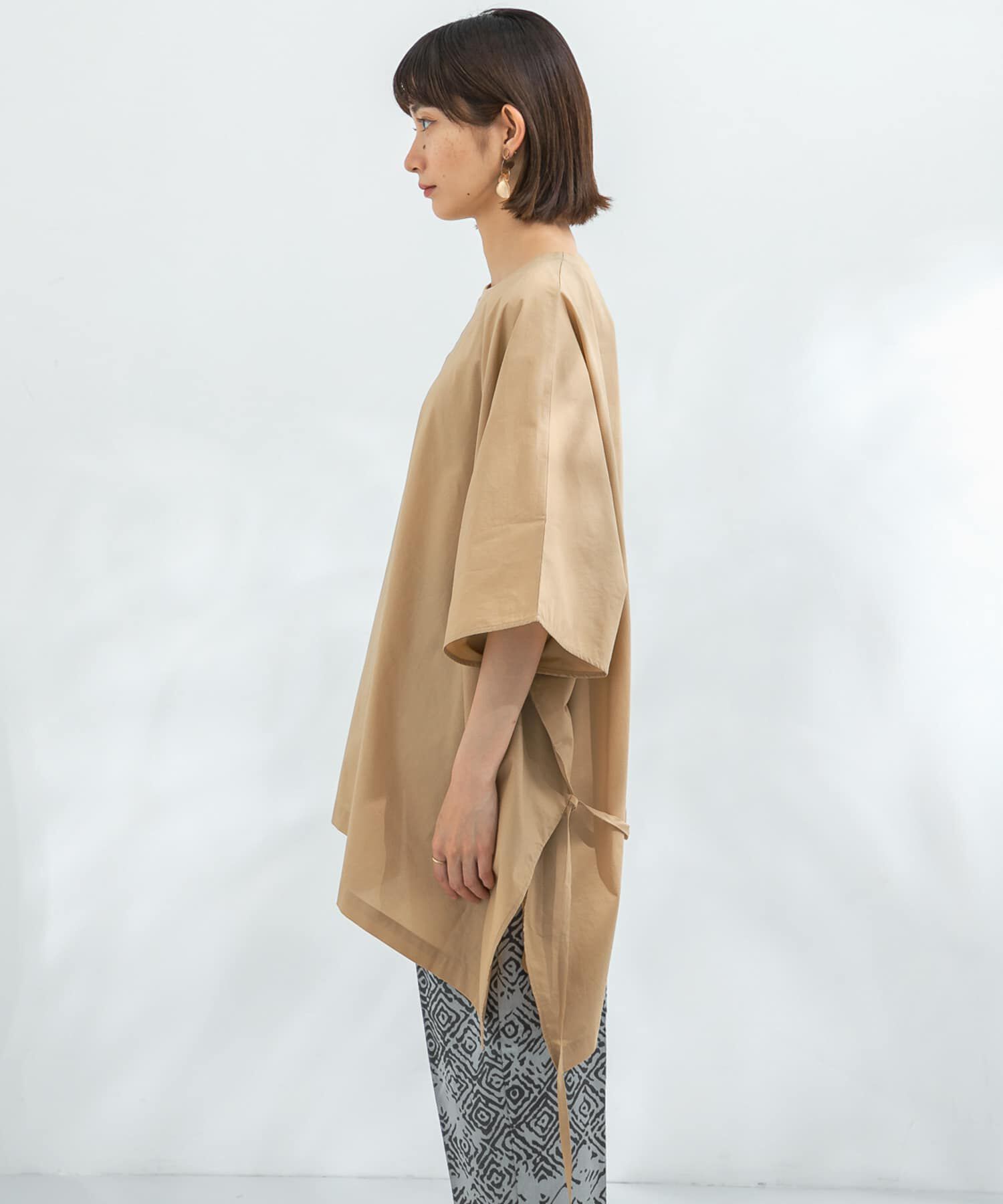  「マントドッキングアシメブラウス」|シャツ・ブラウス|