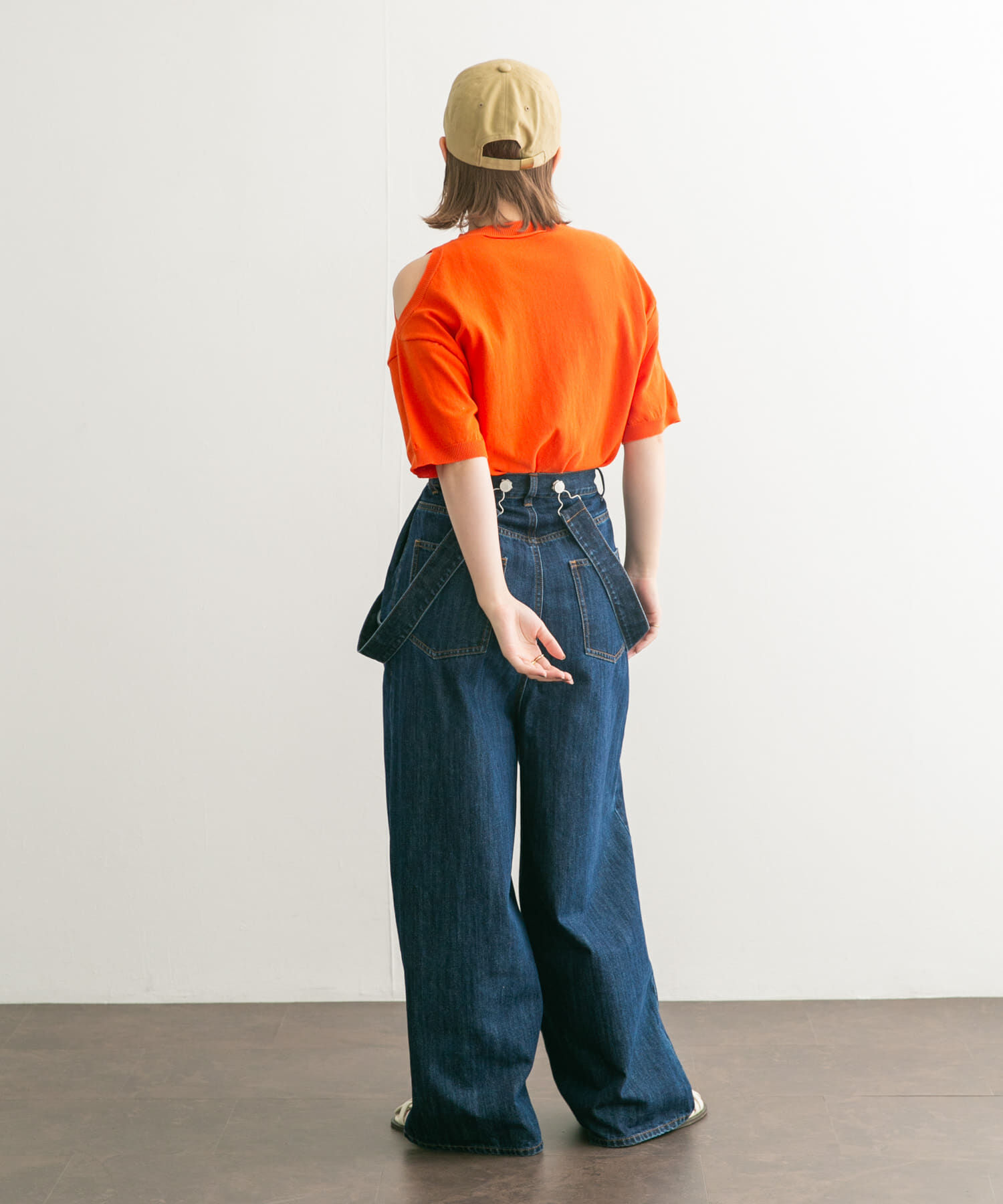  「2WAYカットアウトニット」|ニット・セーター|