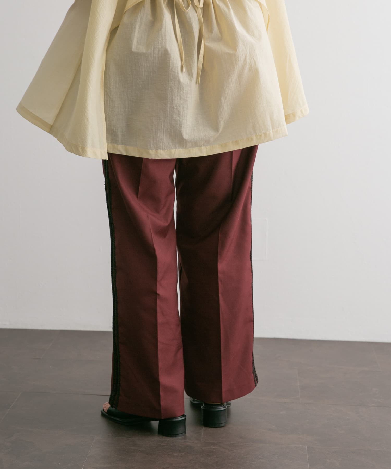  「『2サイズ展開』ブレードラインタックパンツ」|その他|