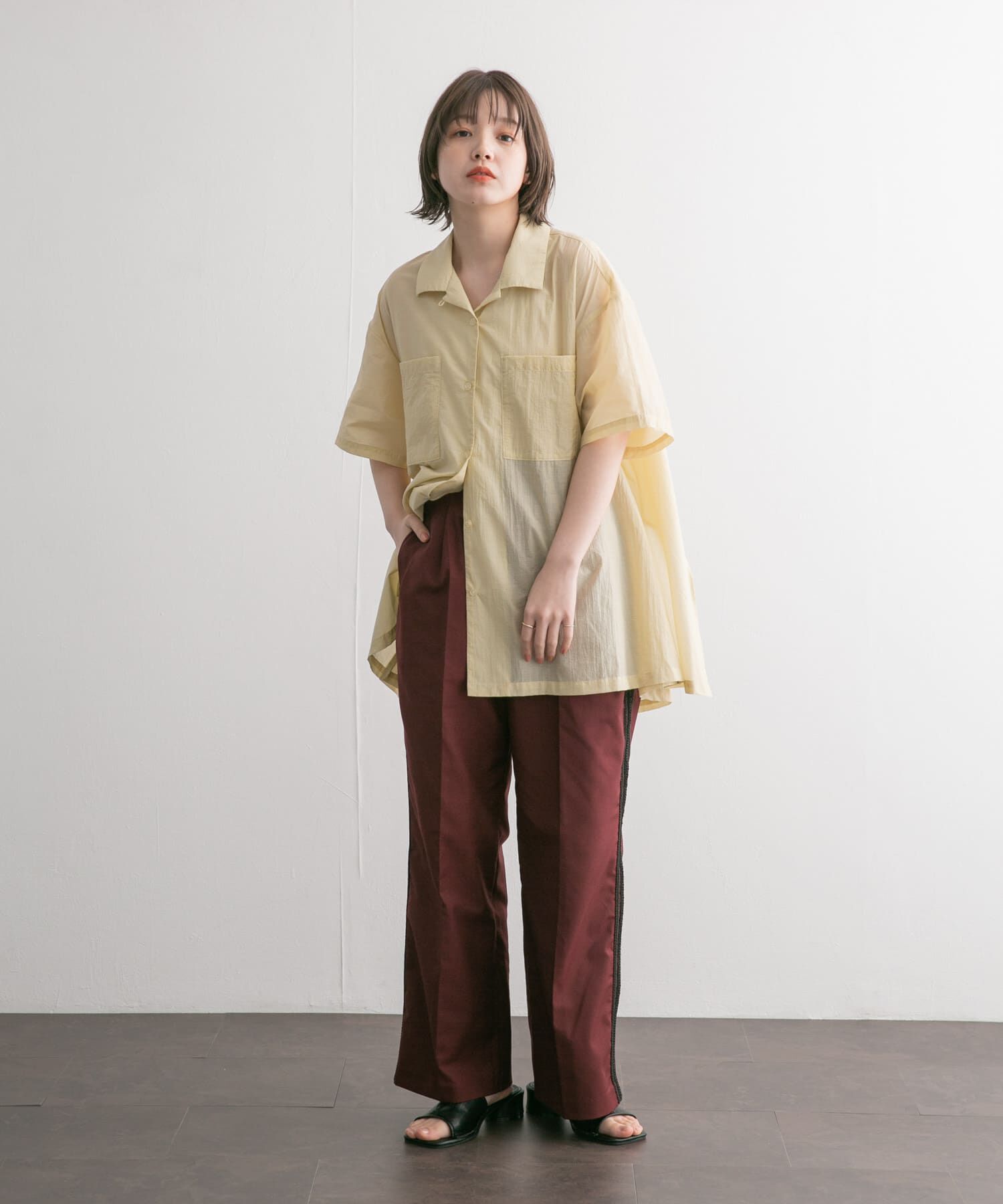  「『2サイズ展開』ブレードラインタックパンツ」|その他|