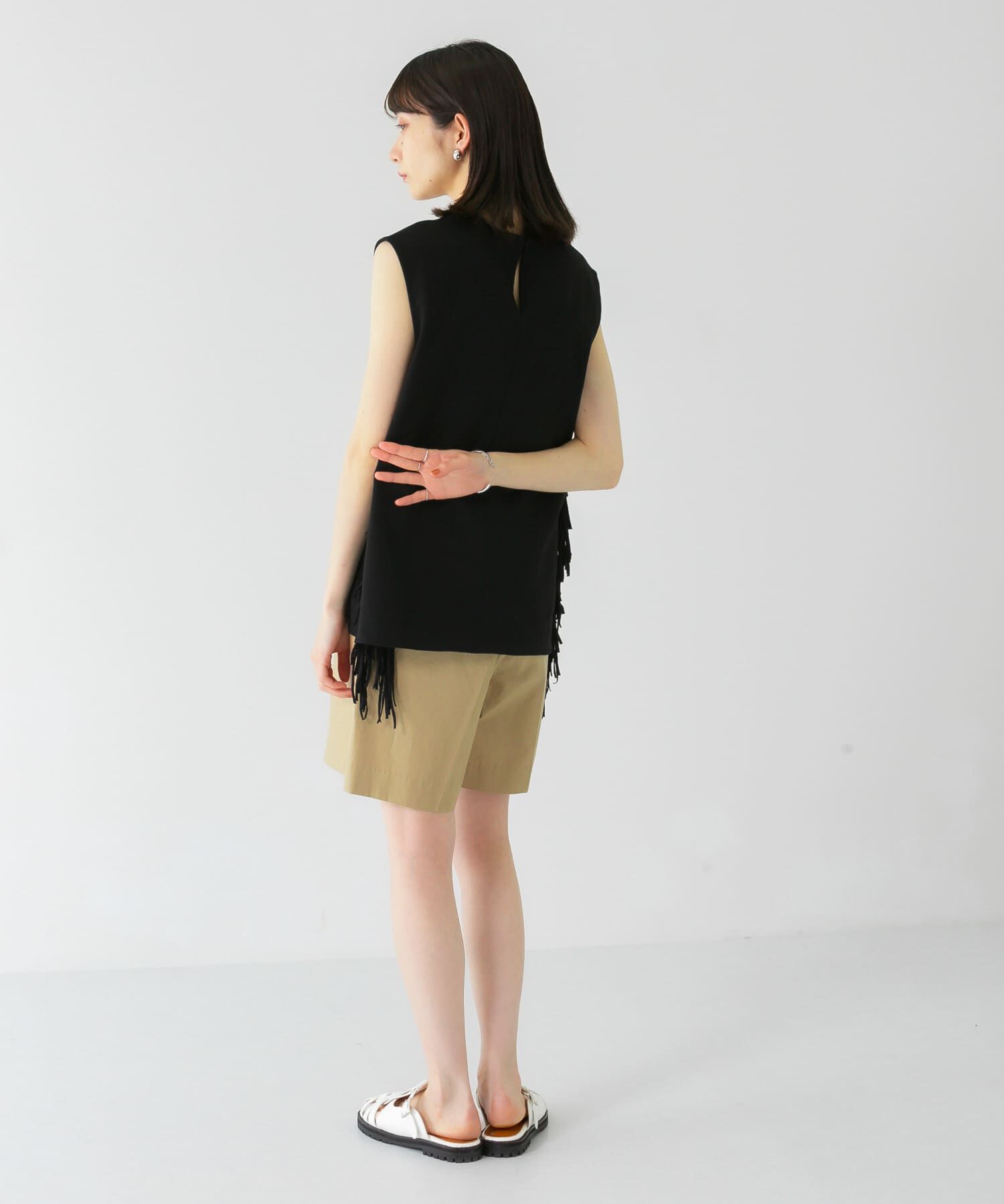  「ベルテッドコーティングハーフパンツ」|その他|