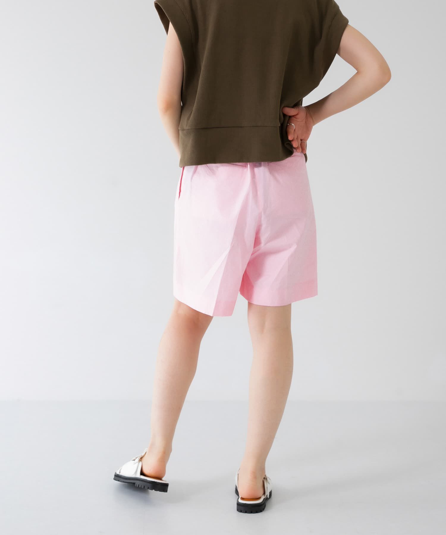  「ベルテッドコーティングハーフパンツ」|その他|