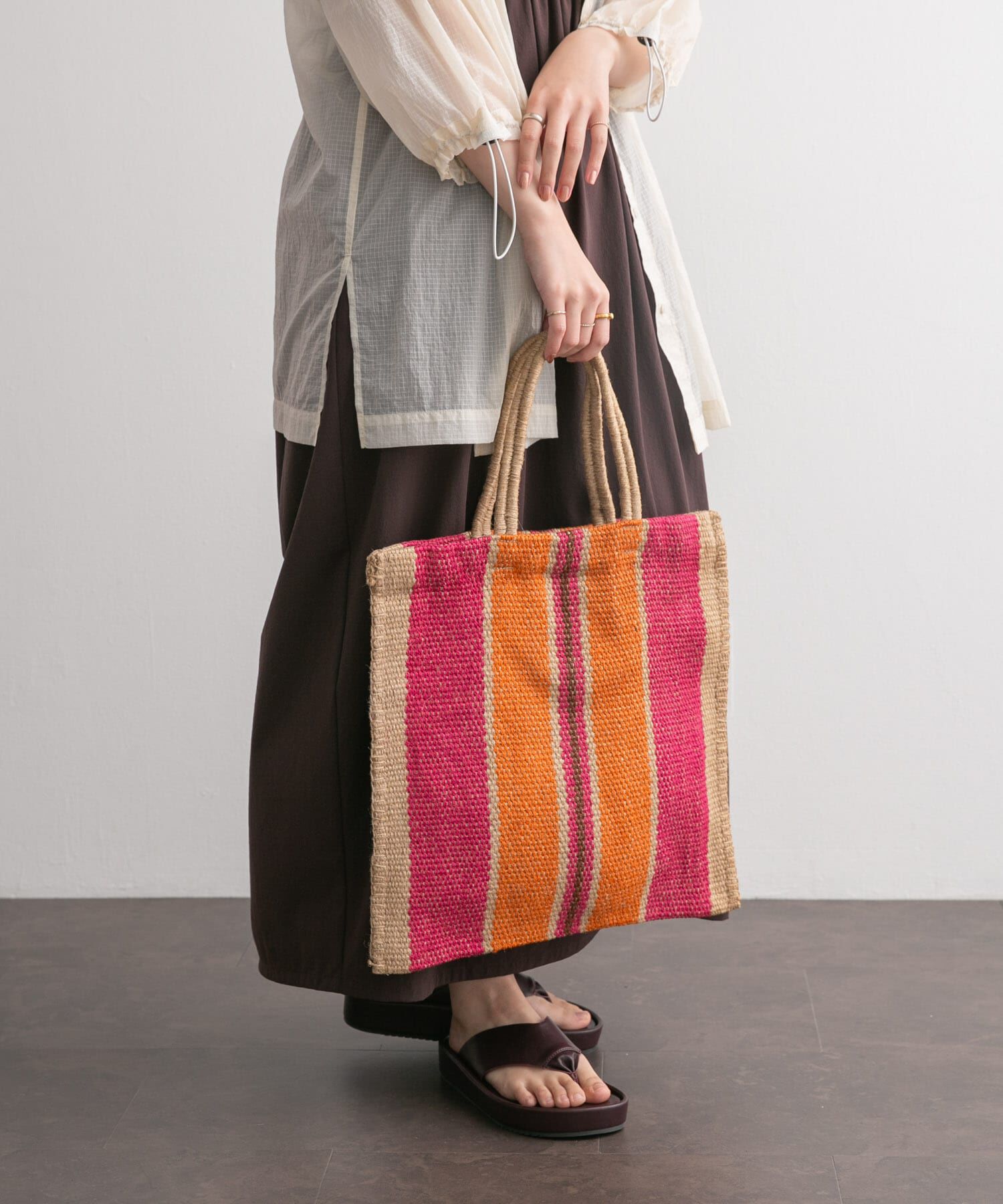  「MAISON BENGAL　NEW JUTE PORESH BAG」|トートバッグ|