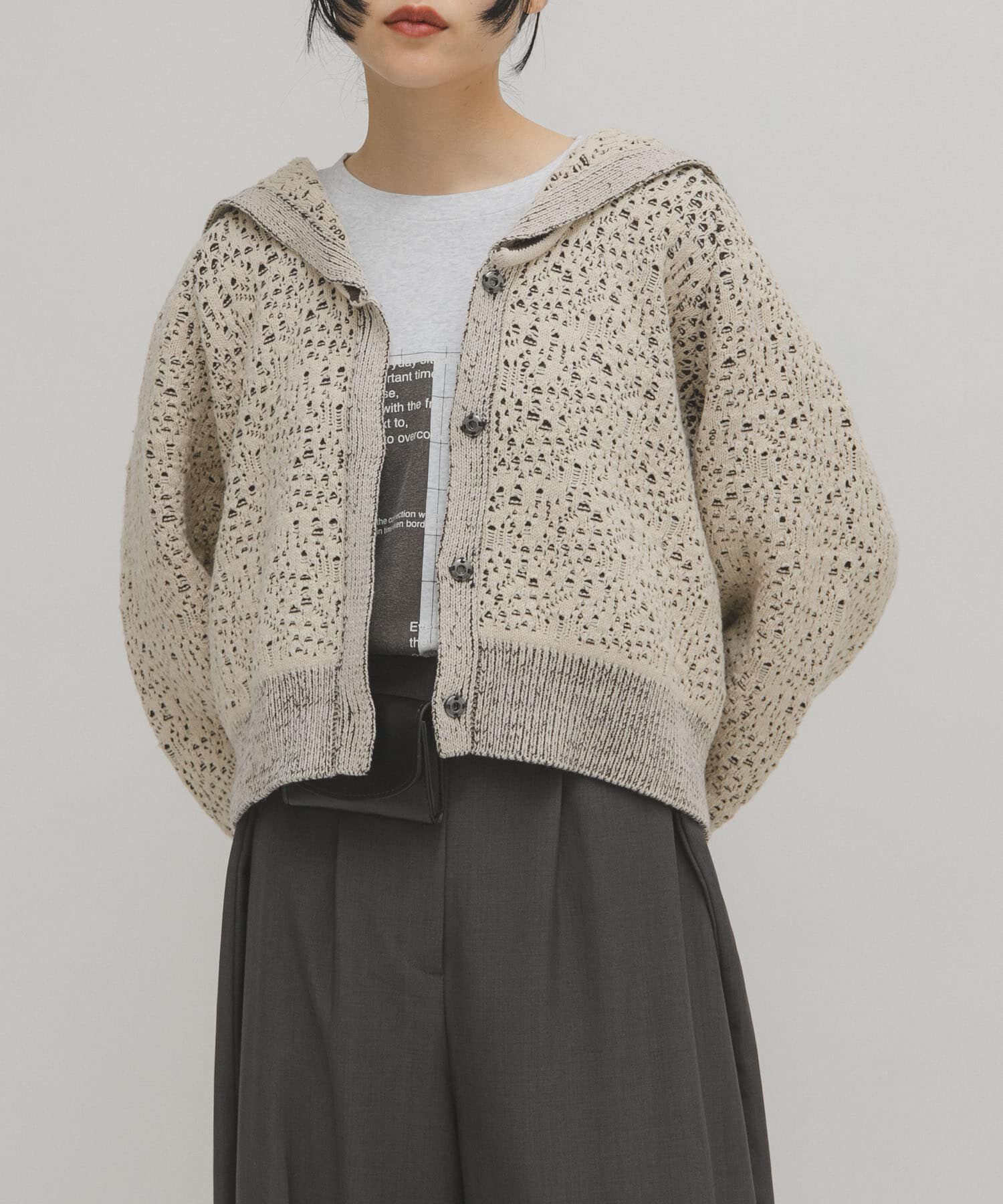  「JQセーラーカーディガン」|ニット・セーター|アイボリー