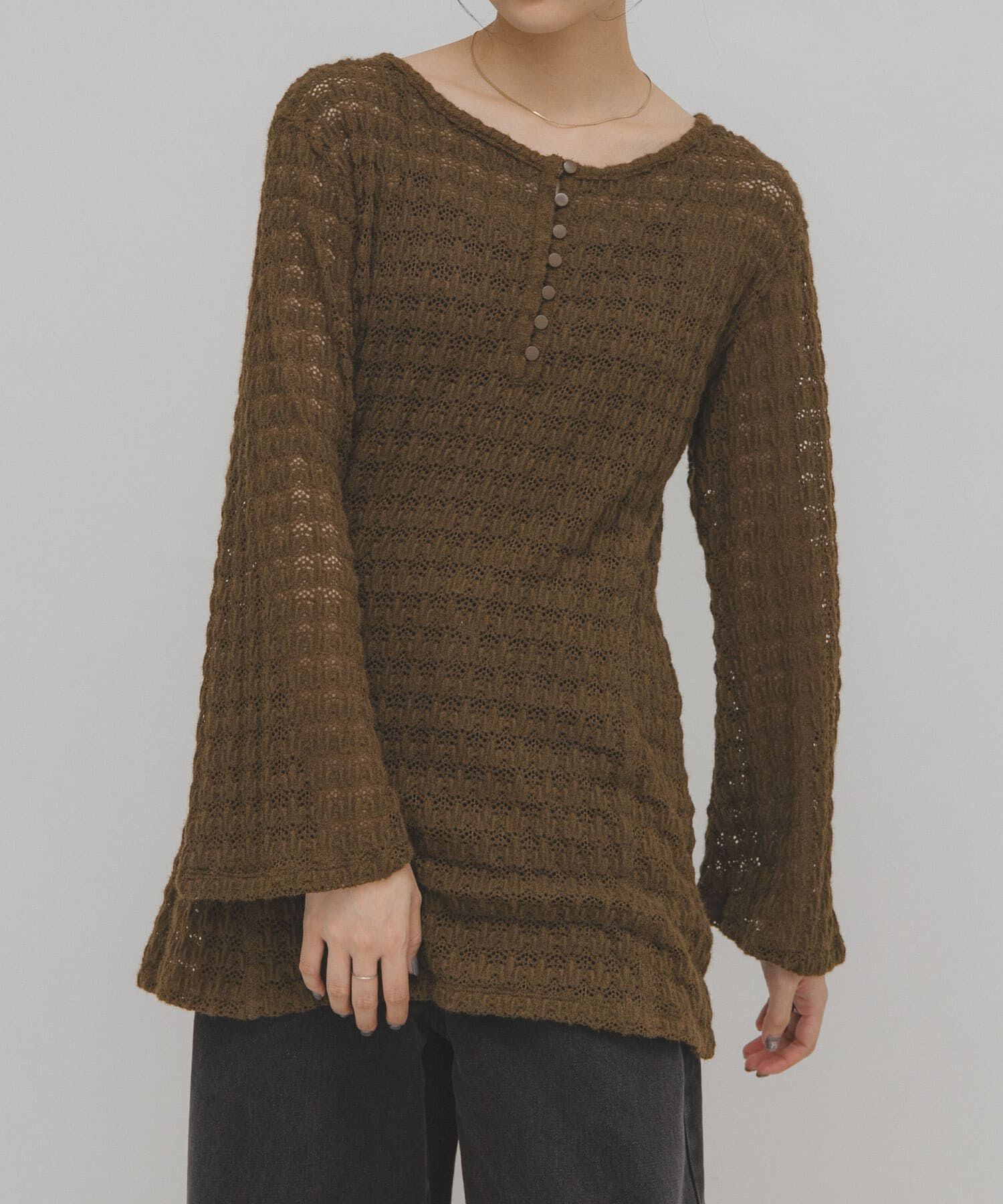  「シャギーレーストップス」|Tシャツ・カットソー|