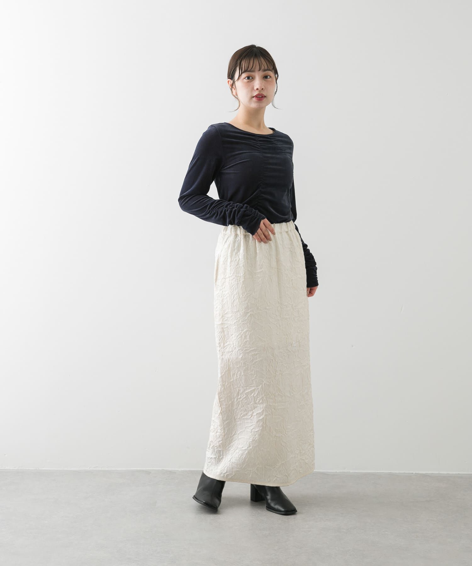 SENSE OF PLACE by URBAN RESEARCH「シャイニークリンクルイージースカート」|スカート|