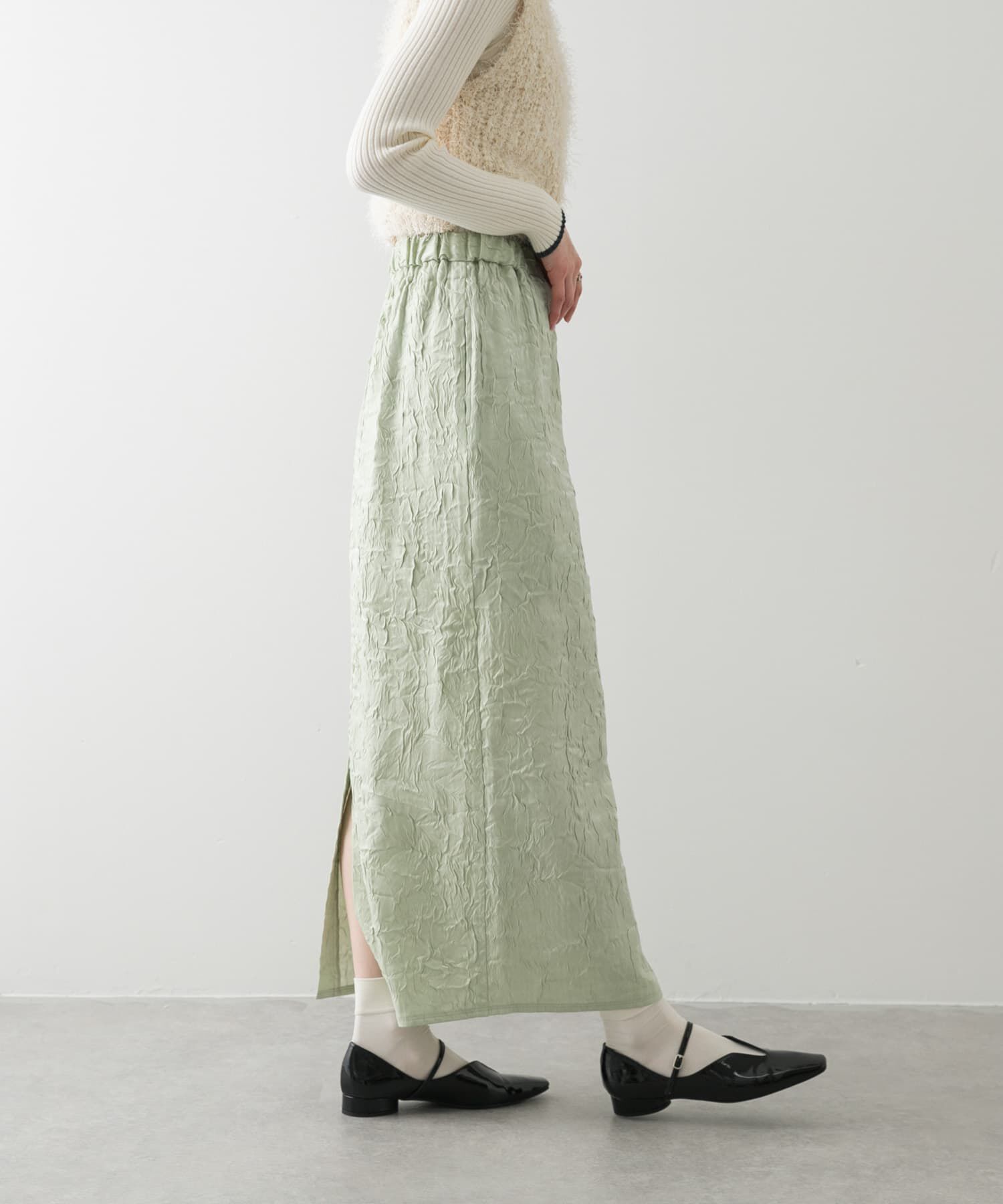 SENSE OF PLACE by URBAN RESEARCH「シャイニークリンクルイージースカート」|スカート|