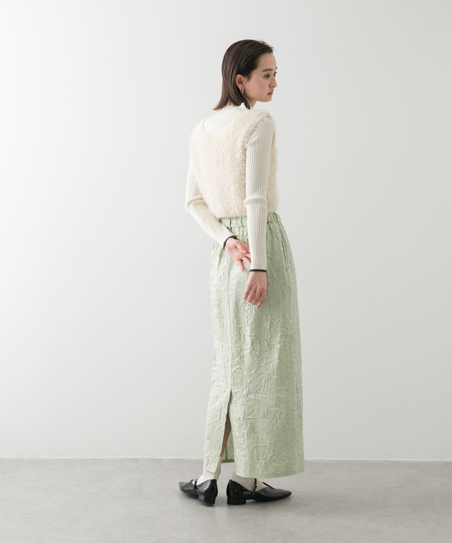 SENSE OF PLACE by URBAN RESEARCH「シャイニークリンクルイージースカート」|スカート|