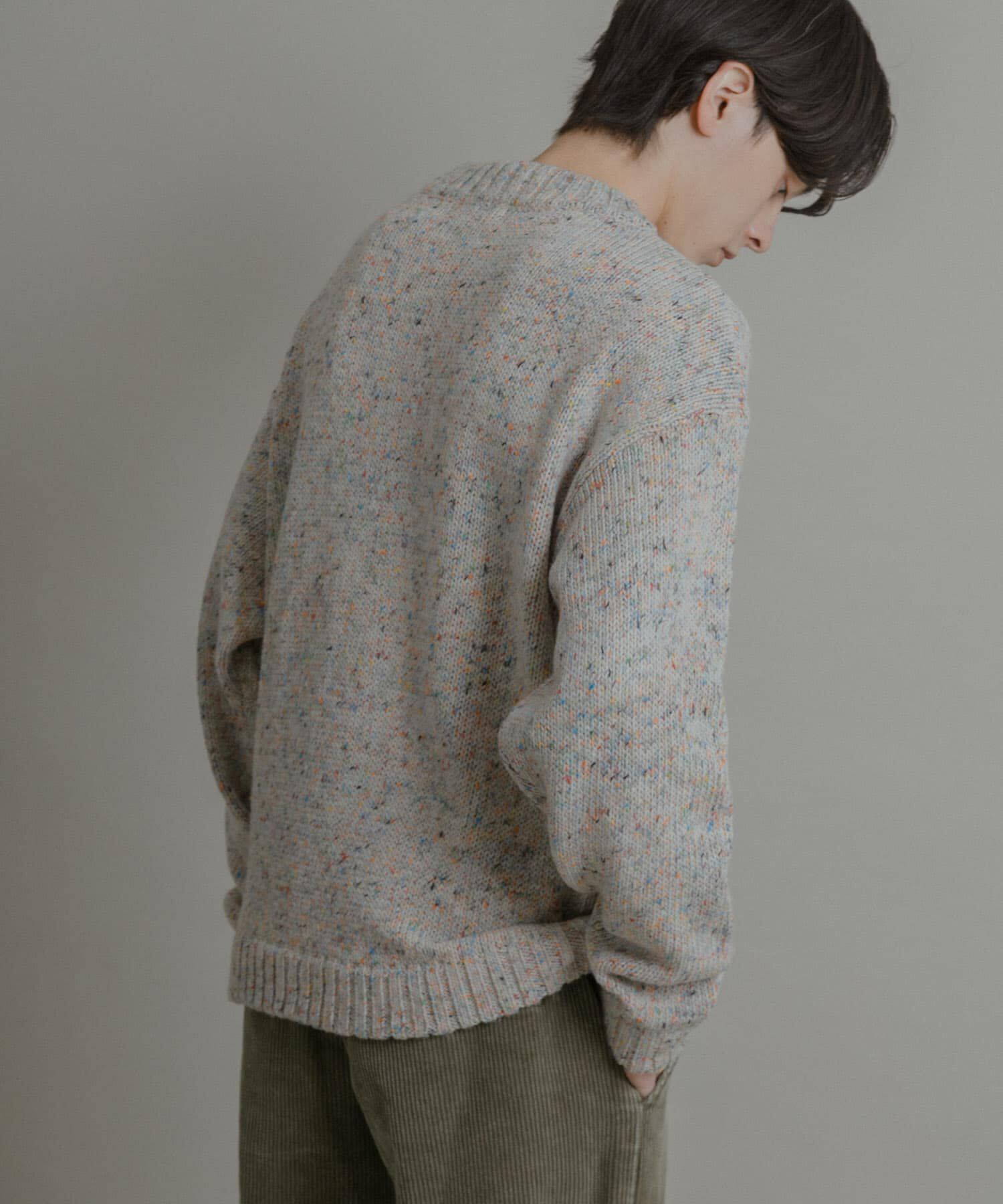 SENSE OF PLACE by URBAN RESEARCH「『洗濯可』カラーネップニットプルオーバー」|ニット・セーター|