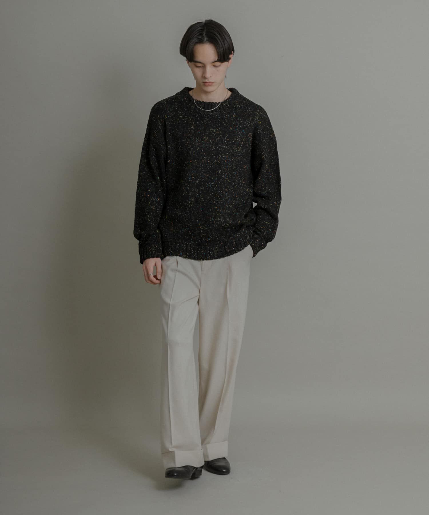 SENSE OF PLACE by URBAN RESEARCH「『洗濯可』カラーネップニットプルオーバー」|ニット・セーター|