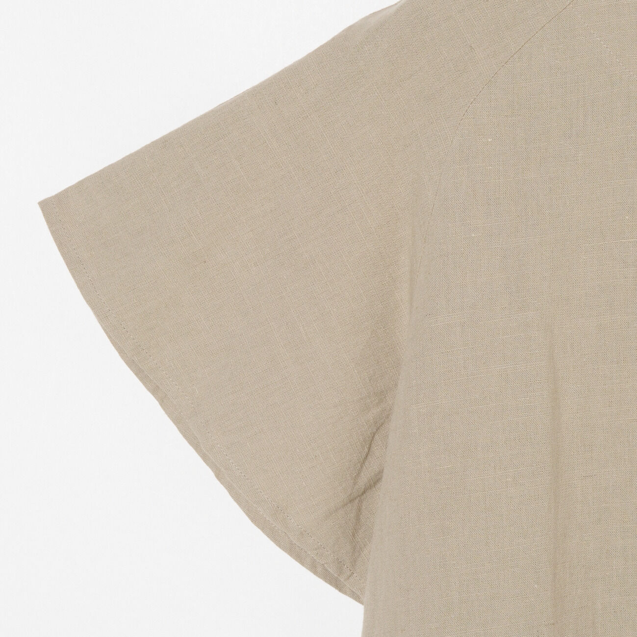  「normment COTTON LINEN VBACK DRESS」|ワンピース|