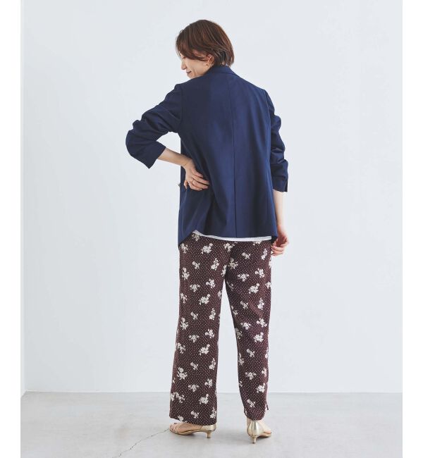 le.coeur blanc「ドット&times;フラワーサテンパンツ」|その他|