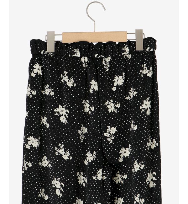 le.coeur blanc「ドット&times;フラワーサテンパンツ」|その他|