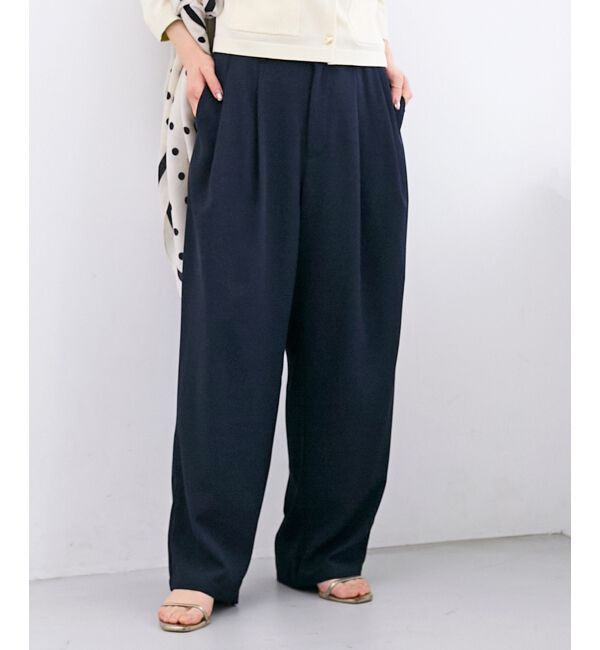  「カルゼタックカーブパンツ」|その他|ネイビー