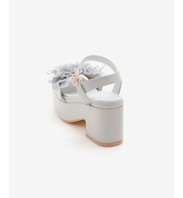  「ミルフィーユフリル厚底サンダル」|サンダル|