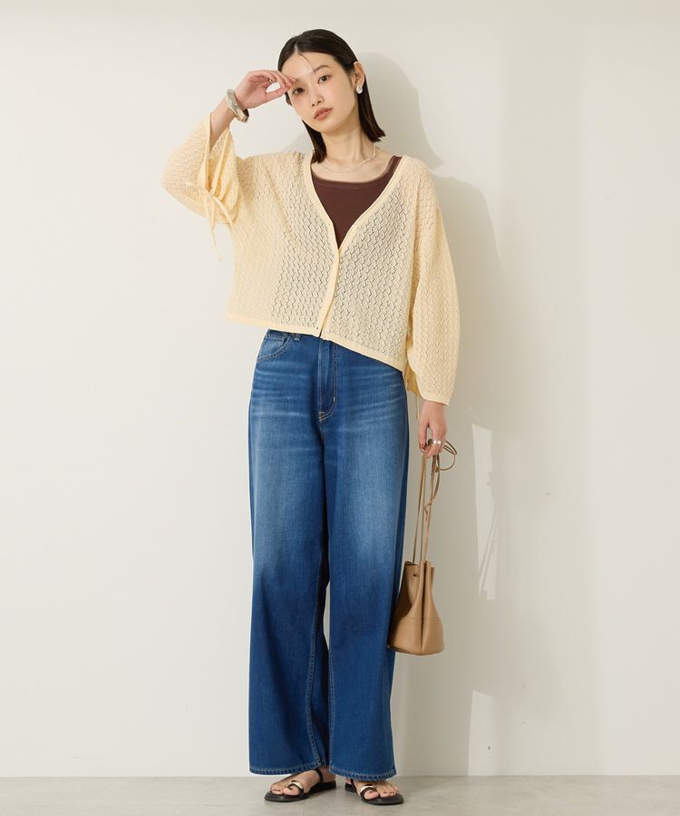 AMERICAN HOLIC「2WAYレース編みニットカーディガン」|カーディガン|