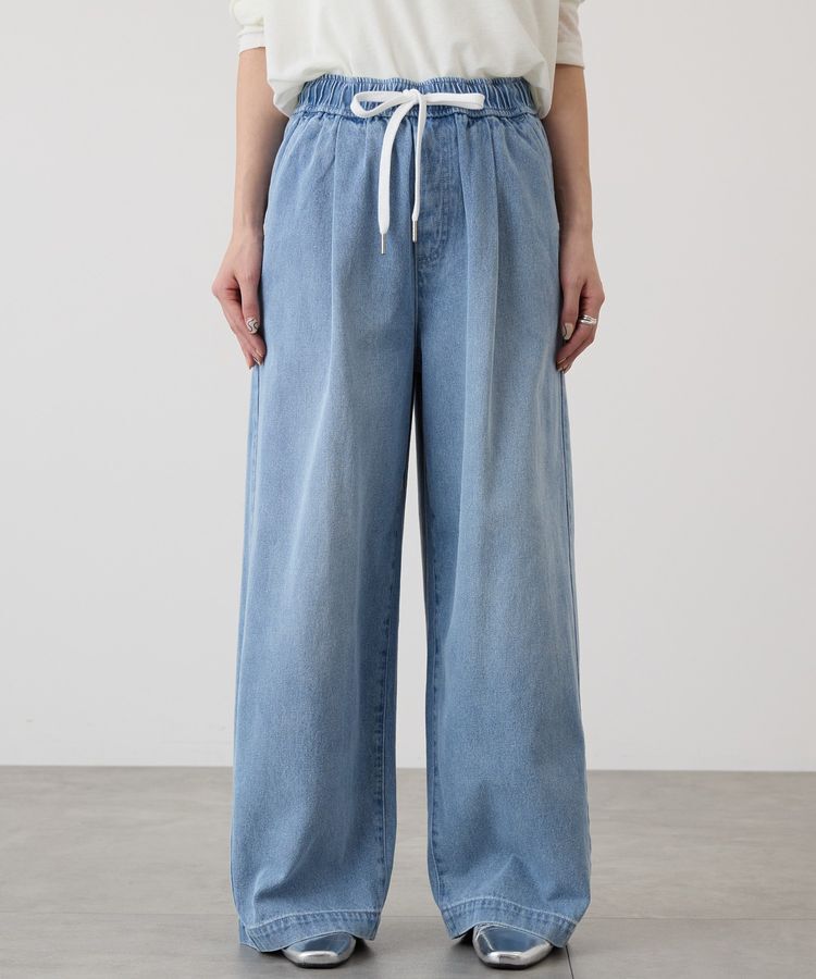 AMERICAN HOLIC「イージーデニムワイドパンツ」|デニム|