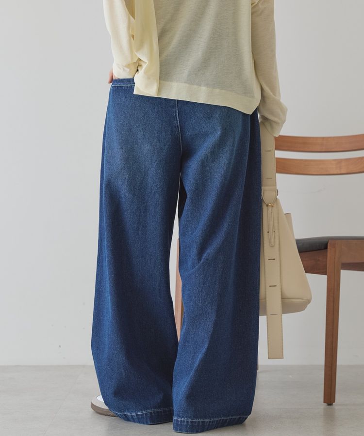 AMERICAN HOLIC「イージーデニムワイドパンツ」|デニム|