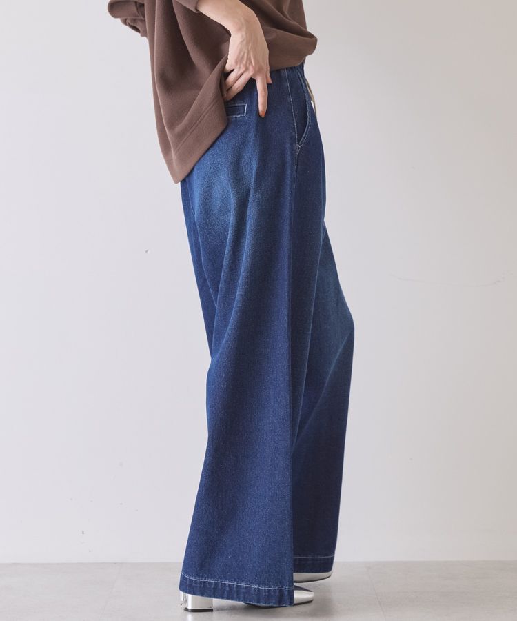 AMERICAN HOLIC「イージーデニムワイドパンツ」|デニム|