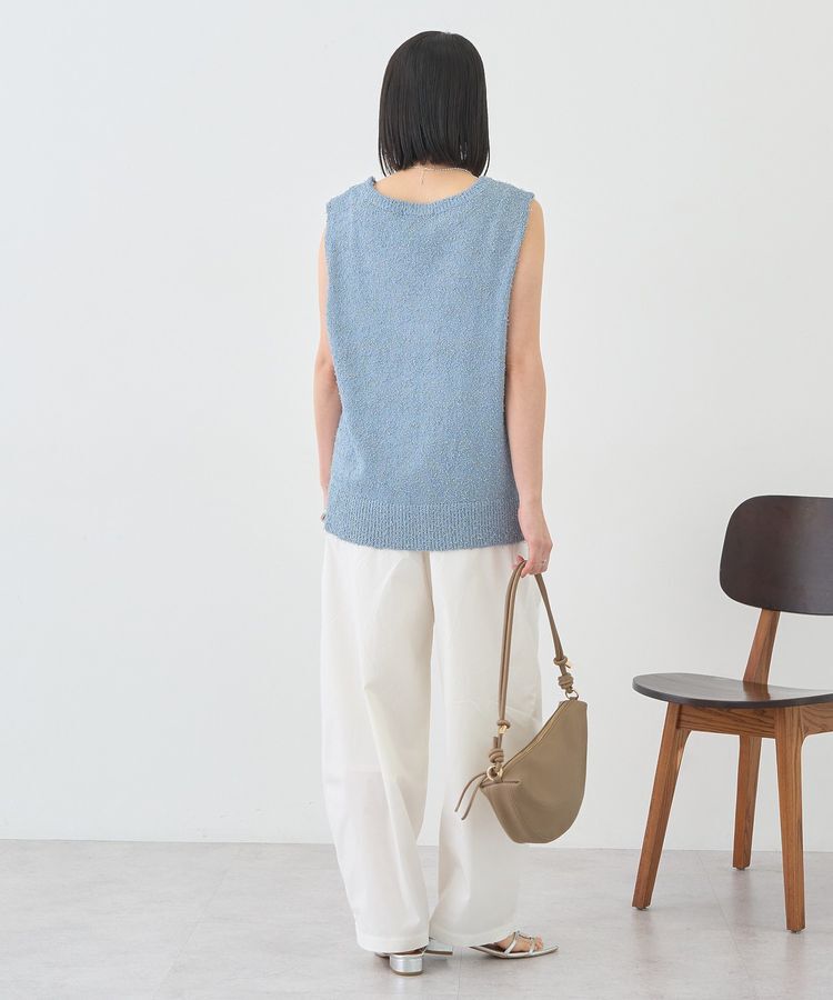 AMERICAN HOLIC「ダブルZIPシャギーニットベスト」|ベスト・ジレ|