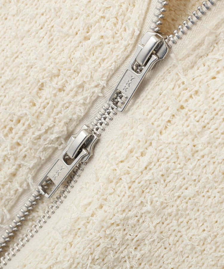 AMERICAN HOLIC「ダブルZIPシャギーニットベスト」|ベスト・ジレ|