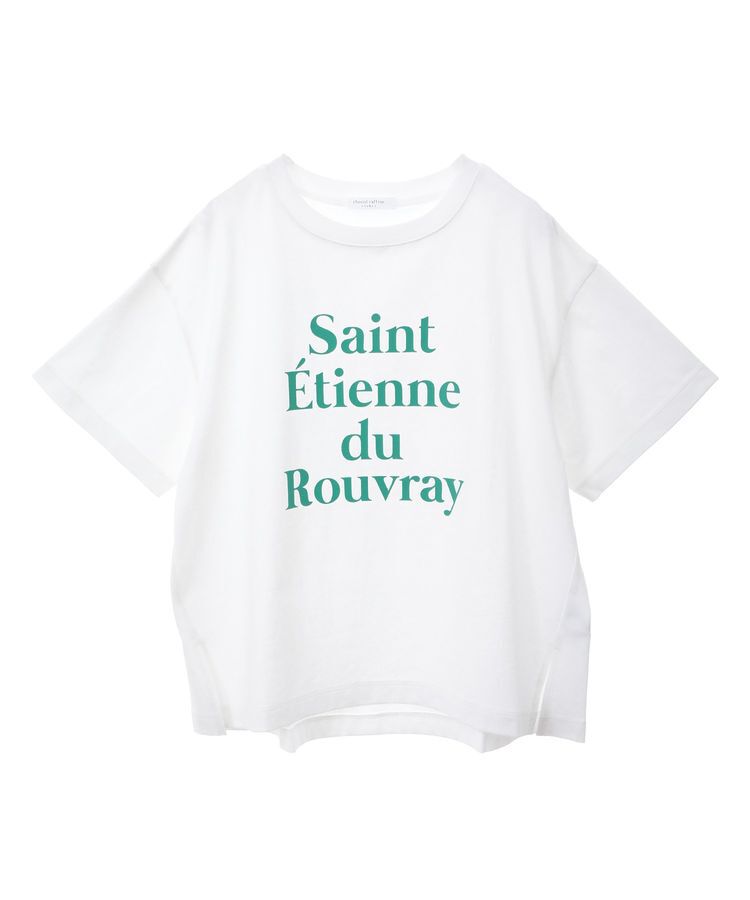 Green Parks「多段フェミニンロゴボックスTシャツ」|Tシャツ・カットソー|