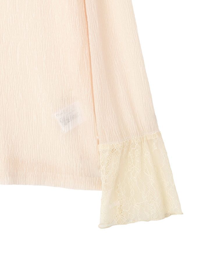 YECCA VECCA「袖レースシアートップス」|Tシャツ・カットソー|