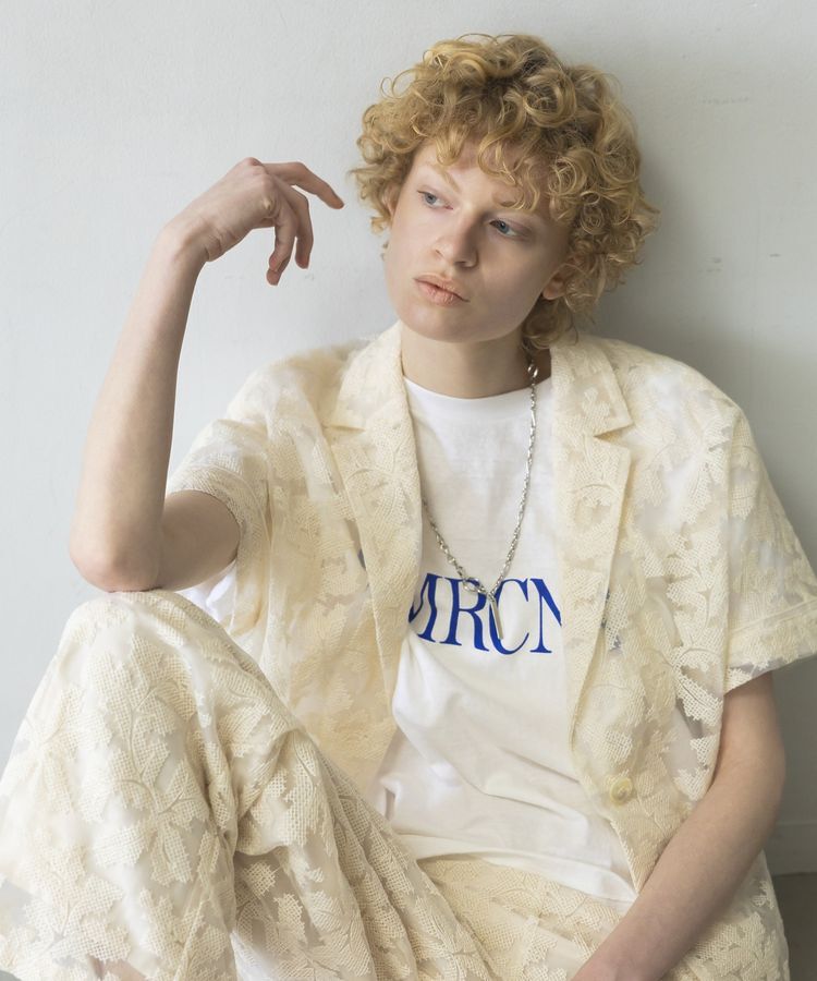 GARAGE OF GOOD CLOTHING「クロスステッチ刺繍ロングパンツ」|その他|