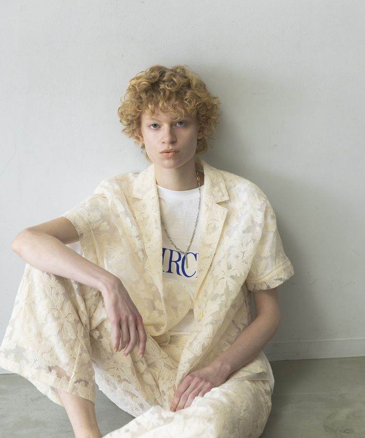 GARAGE OF GOOD CLOTHING「クロスステッチ刺繍ロングパンツ」|その他|