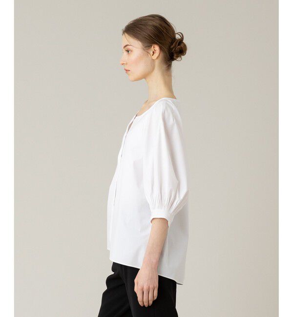 LOULOU WILLOUGHBY「【LOULOU WILLOUGHBY】タックスリーブブラウス」|シャツ・ブラウス|