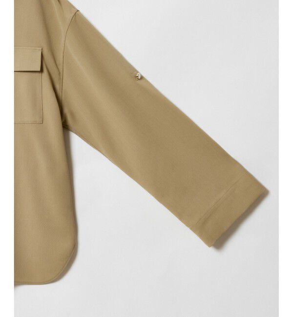 allureville「CRISPYカルゼターンバックシャツ」|シャツ・ブラウス|