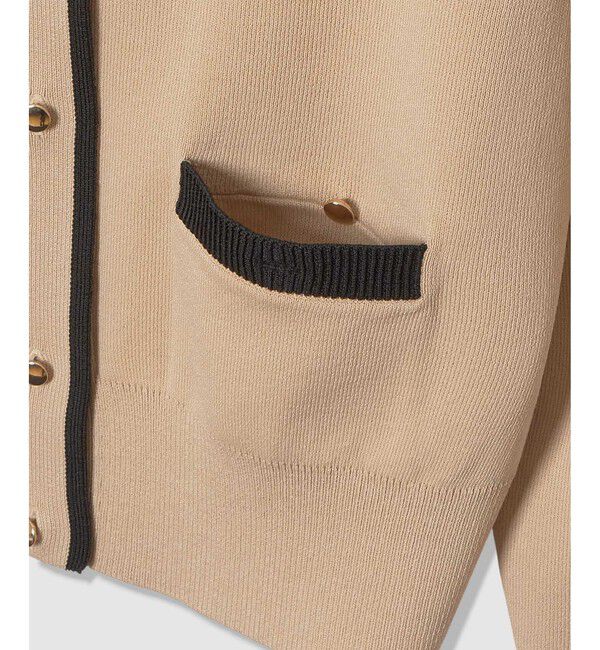 allureville「ハイショクポケットクルーカーディガン」|カーディガン|