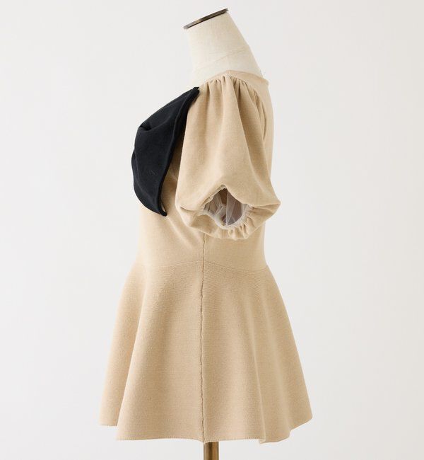  「リボンニットチュニック」|ニット・セーター|