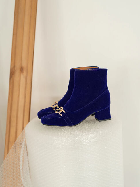 Te chichi「メタルパーツ&times;スエード調ミドルブーツ」|ショートブーツ|