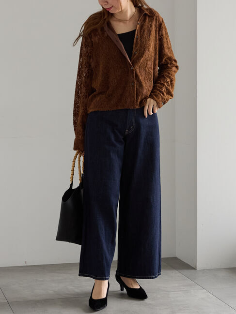 Te chichi「起毛レースシャツ」|シャツ・ブラウス|