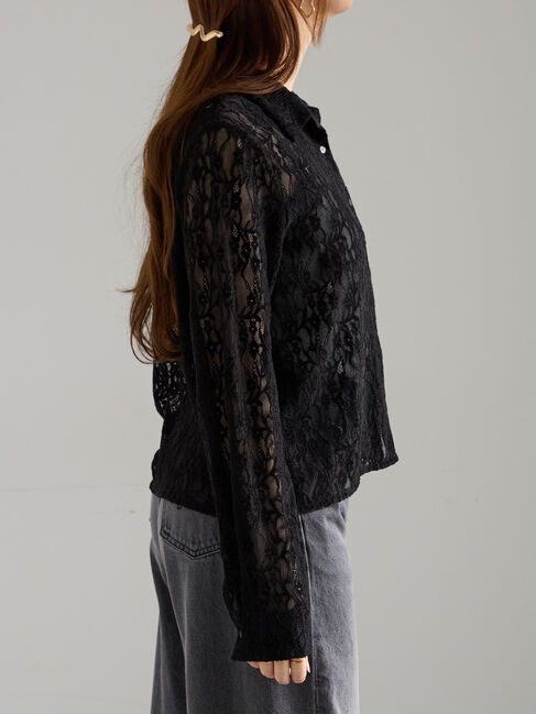Te chichi「起毛レースシャツ」|シャツ・ブラウス|