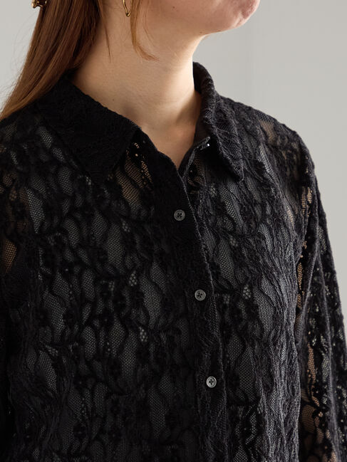 Te chichi「起毛レースシャツ」|シャツ・ブラウス|