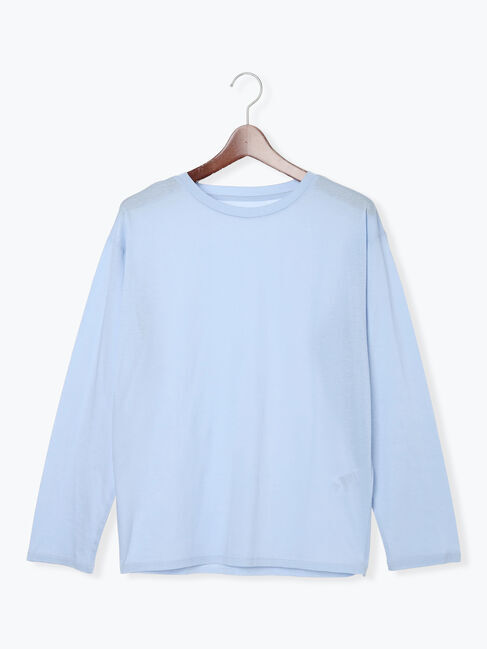 Te chichi「シルケット天竺クルーネックロンT《2026 spring catalog item》」|Tシャツ・カットソー|