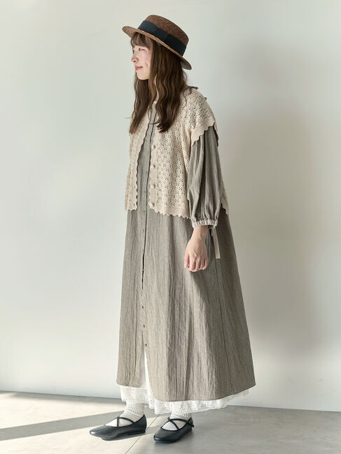 Samansa Mos2「【Cross&times;Staff】前後2WAYワンピース」|ワンピース|