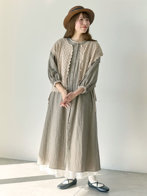 Samansa Mos2「【Cross&times;Staff】前後2WAYワンピース」|ワンピース|