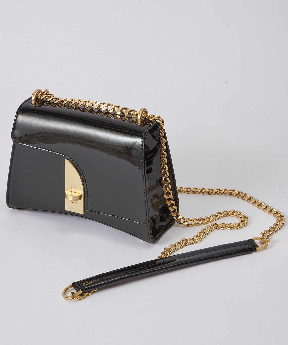 INED「《SUPERIOR CLOSET》Arco Mini Satchel ショルダーバッグ《ARCADIA》」|ショルダー・メッセンジャー|ブラック