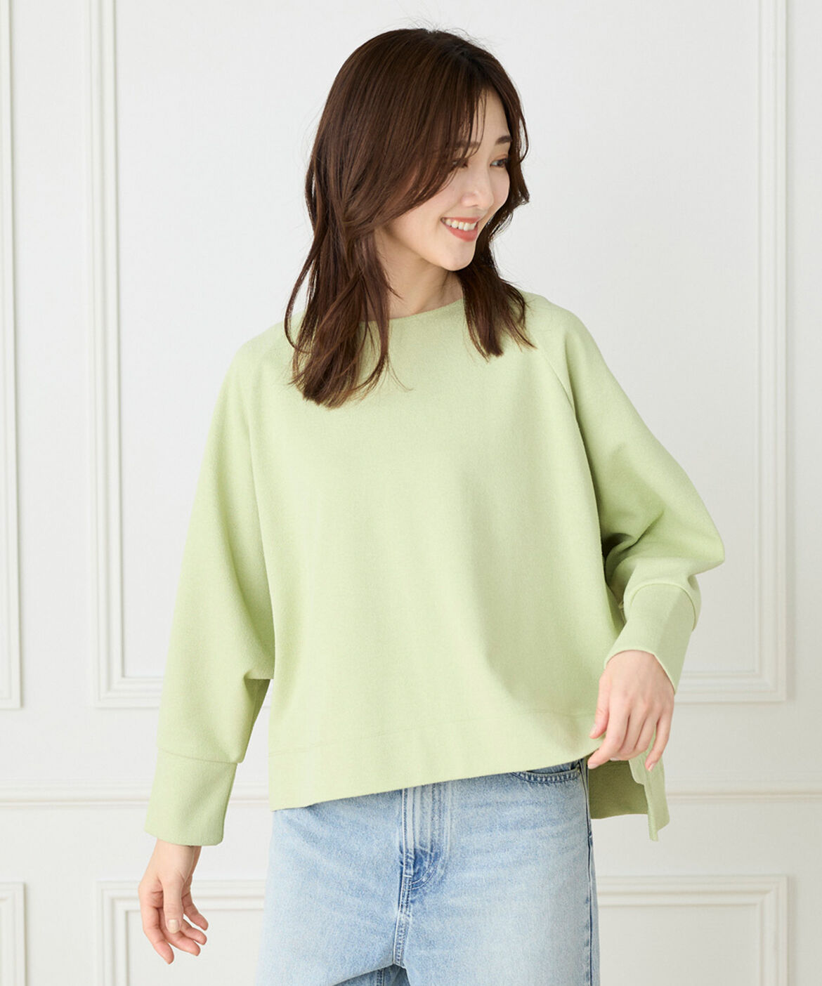 DAY by DAY it&rsquo;s international「ラグランスリーブプルオーバー」|Tシャツ・カットソー|キミドリ1