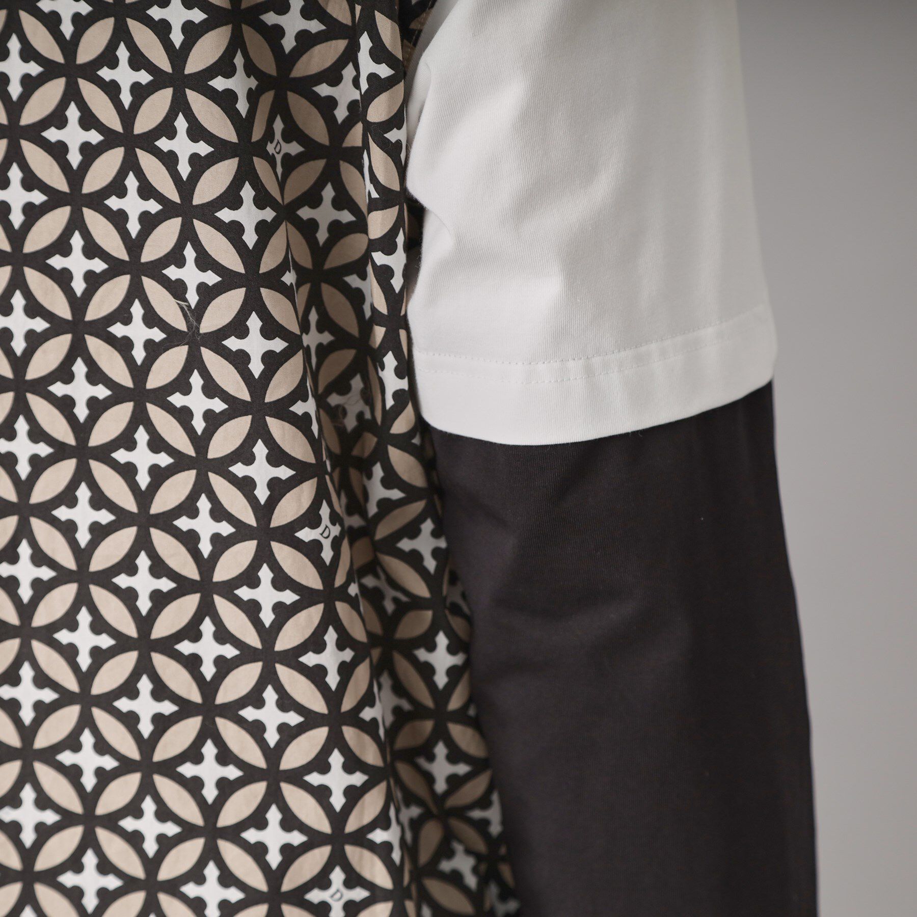 DRESSTERIOR「【接触冷感/UVカット】BACK BREEZE TECH バックオーバーラップサークルレイヤードロン」|Tシャツ・カットソー|