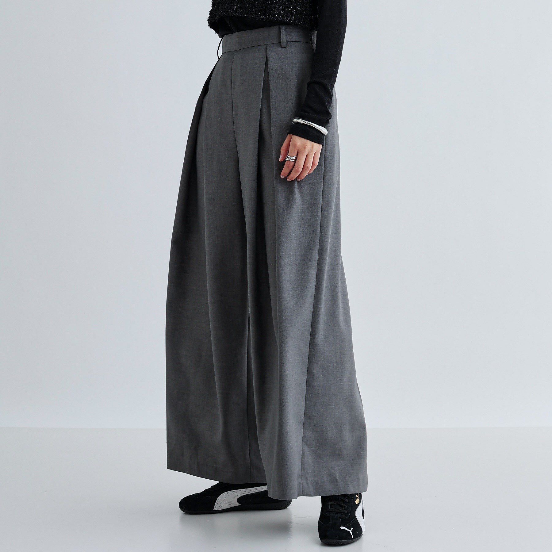 GALLEST「タックワイドパンツ」|その他|