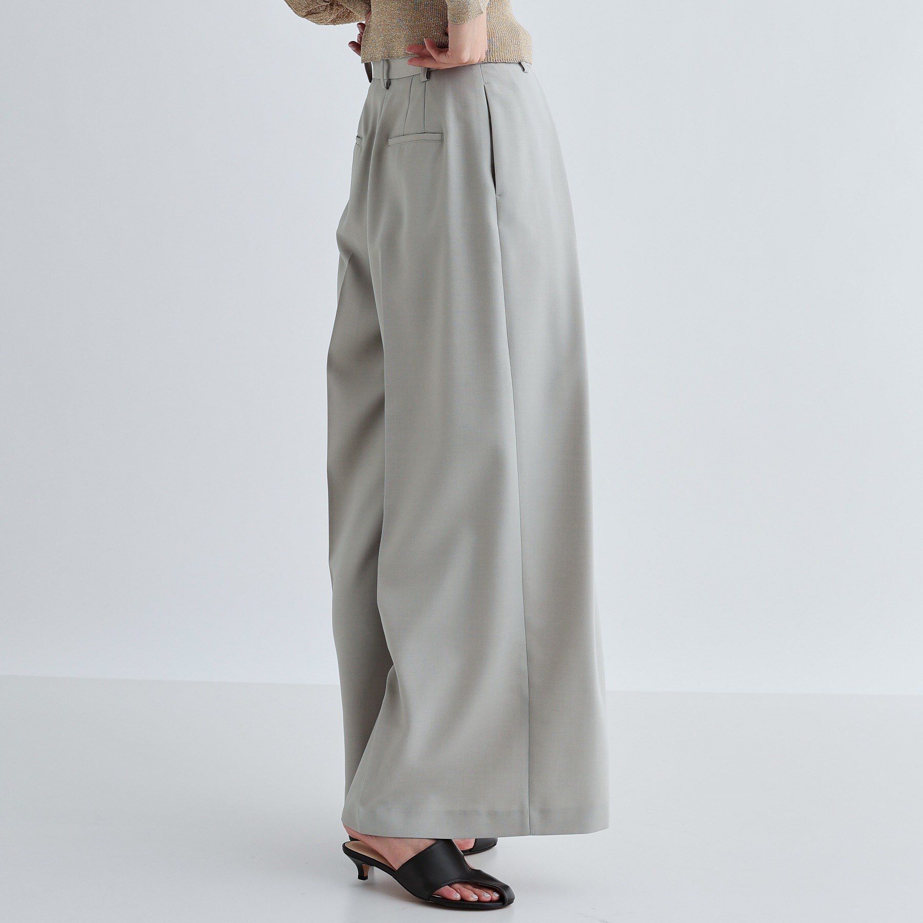 GALLEST「タックワイドパンツ」|その他|