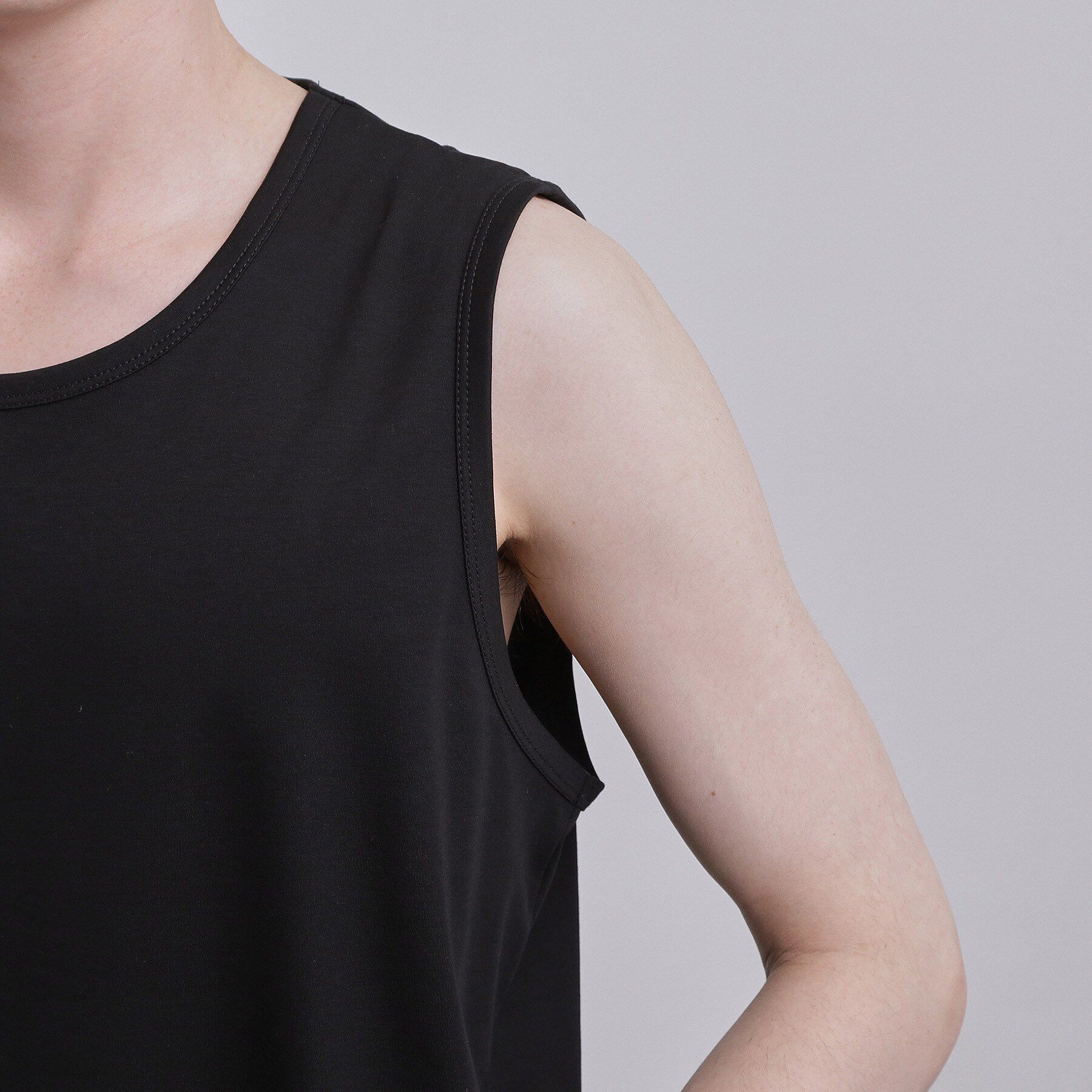 tk.TAKEO KIKUCHI「スムースシルケット ノースリーブカットソー」|Tシャツ・カットソー|