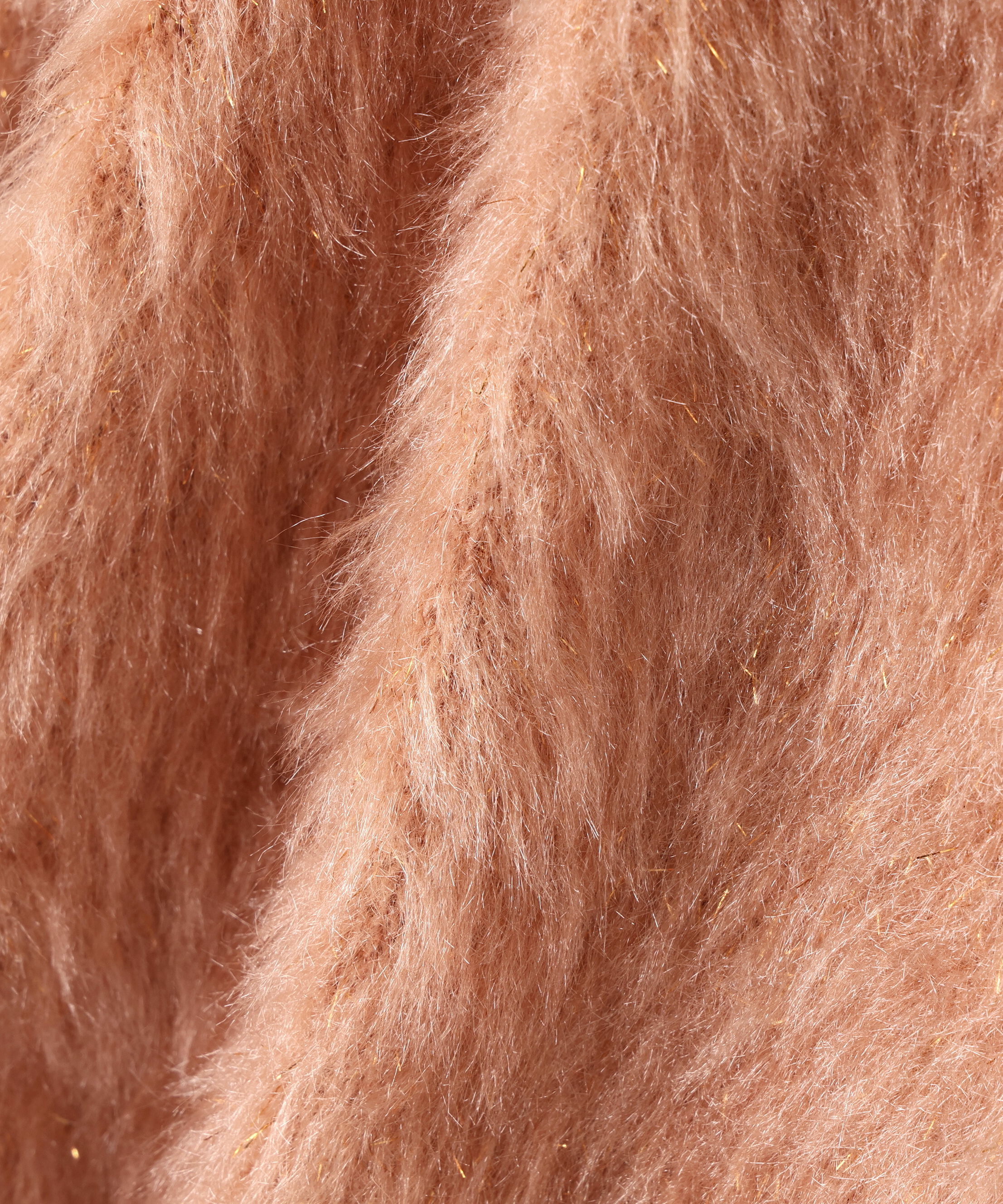  「ヘアリーラメニットシリーズ Vネックカーディガン」|ニット・セーター|