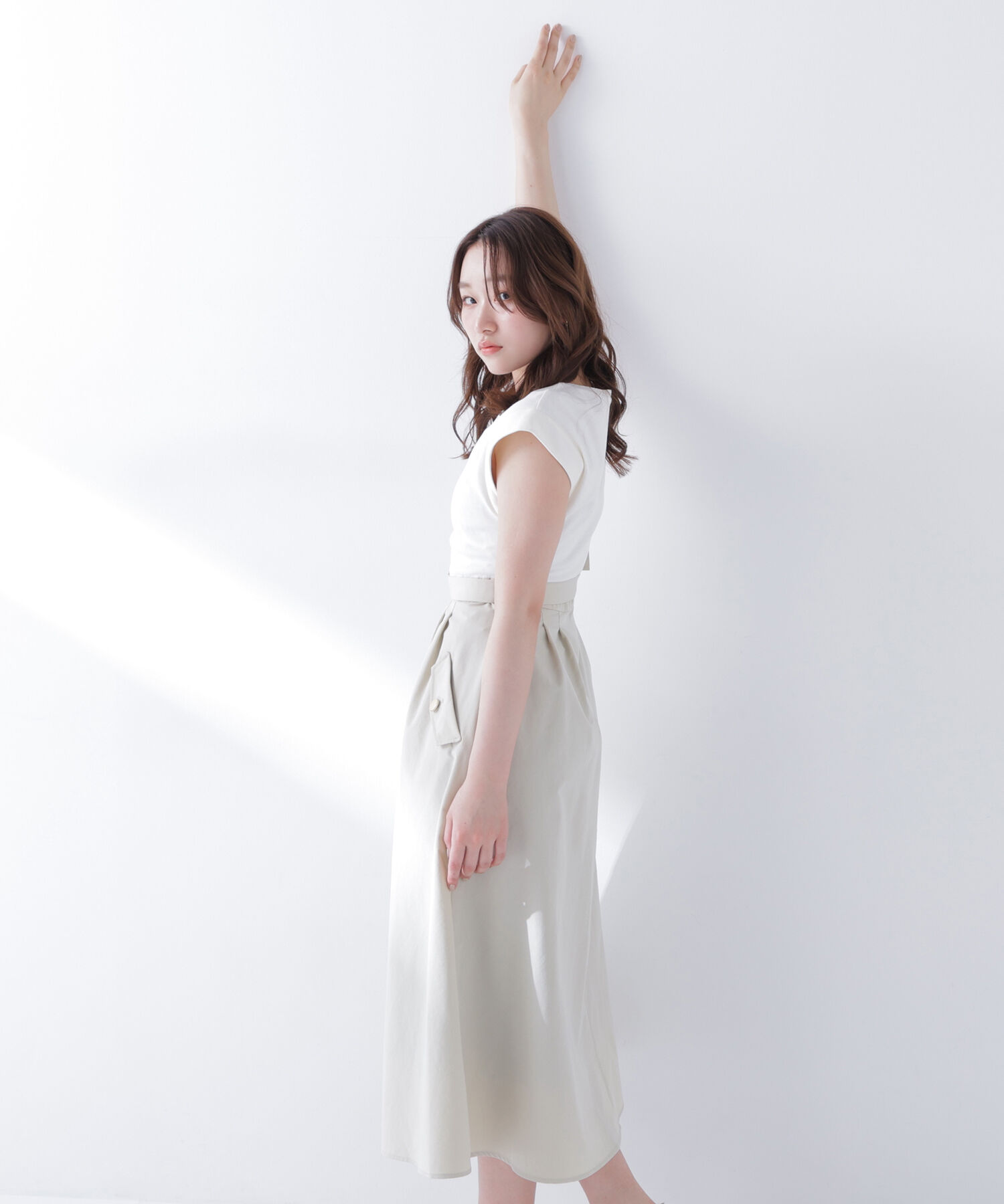  「フレンチスリーブドッキングワンピース」|ワンピース|