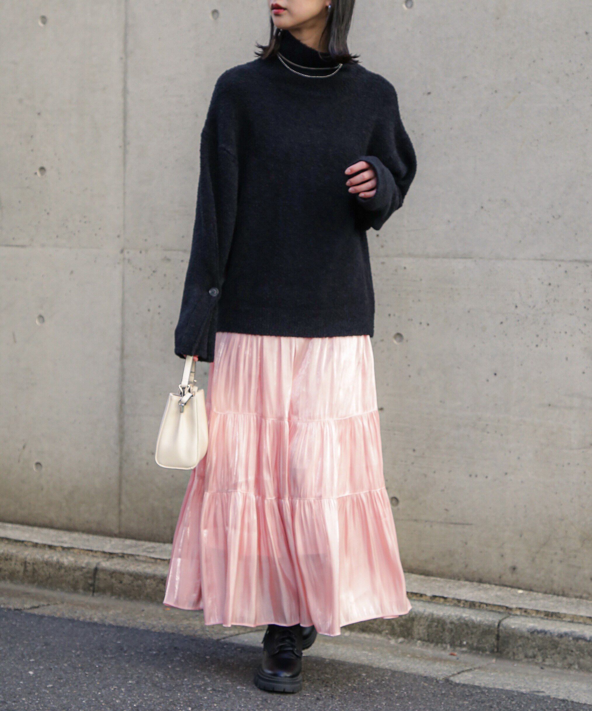  「シャイニーティアードスカート」|スカート|